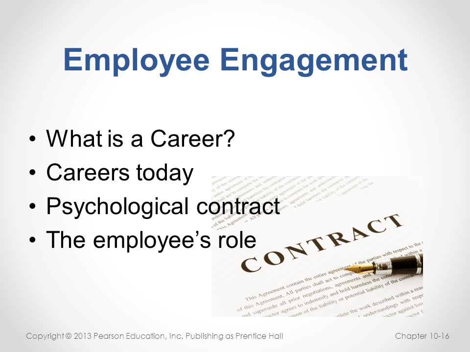 Psychological Contract in Career Management